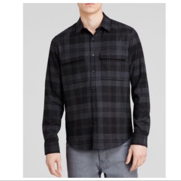 Theory Other - THEORY Men’s Mikon Elmsford Plaid Shirt LARGE